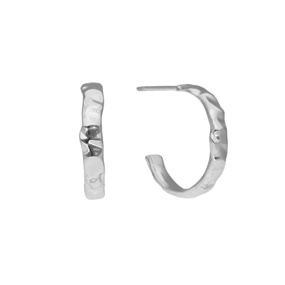 By Aagaard — Faceted Half Hoop Earrings By Aagaard Faceted Half Hoop Earrings — Øreringe