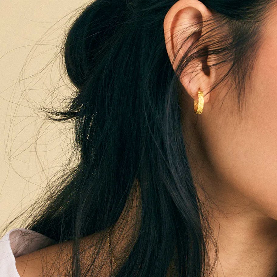 By Aagaard — Moon Half Hoop Earrings By Aagaard Moon Half Hoop Earrings — Øreringe