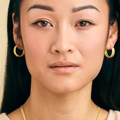 By Aagaard — Dotted Hoop Earrings By Aagaard Dotted Hoop Earrings — Øreringe