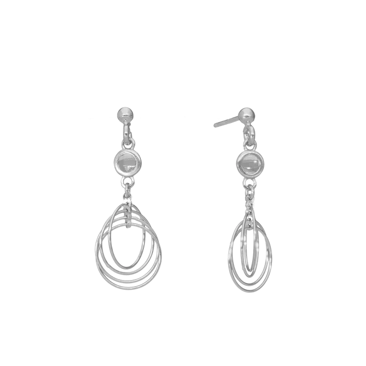 By Aagaard Tornado Cubic Zirconia Drop Earrings — Øreringe