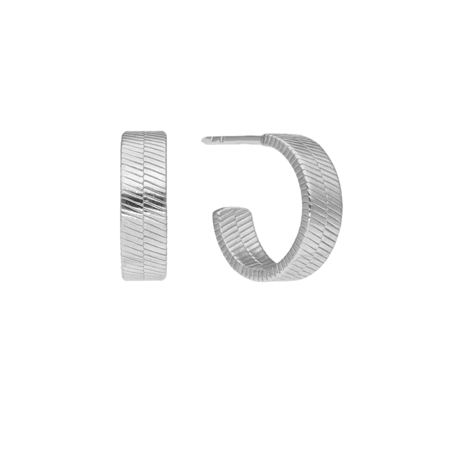 By Aagaard — Panzer Half Hoop Earrings By Aagaard Panzer Half Hoop Earrings — Øreringe