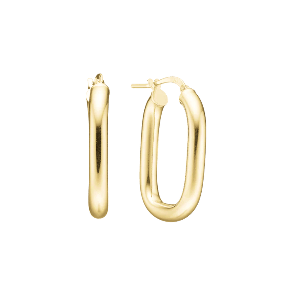 By Aagaard — Oval Hoop Earrings By Aagaard Oval Hoop Earrings — Øreringe