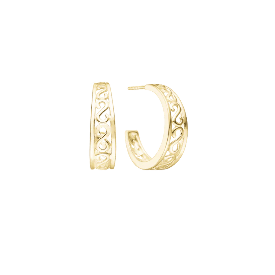 By Aagaard — Oriental Hoop Earrings By Aagaard Oriental Hoop Earrings — Øreringe