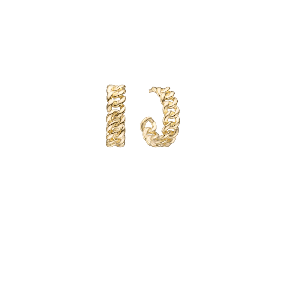 By Aagaard — Links Half Hoop Earrings By Aagaard Links Half Hoop Earrings — Øreringe