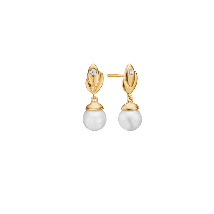 By Aagaard Pearl Drop Earrings — Øreringe