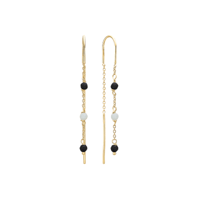By Aagaard — Black Onyx & Green Amazonite Drop Earrings By Aagaard Black Onyx & Green Amazonite Drop Earrings — Earrings
