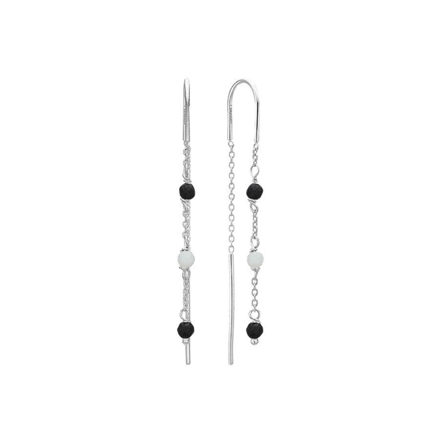 By Aagaard — Black Onyx & Green Amazonite Drop Earrings By Aagaard Black Onyx & Green Amazonite Drop Earrings — Øreringe