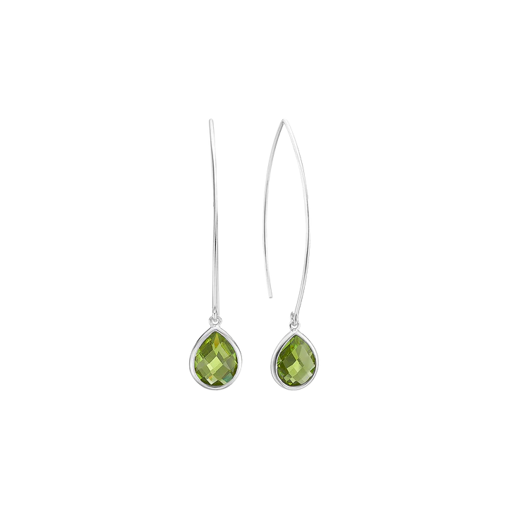 By Aagaard Green Drop Earrings — Øreringe
