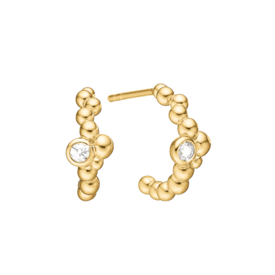 By Aagaard — Bubble Earrings with 2 Cubic Zirconia By Aagaard Bubble Earrings with 2 Cubic Zirconia — Earrings
