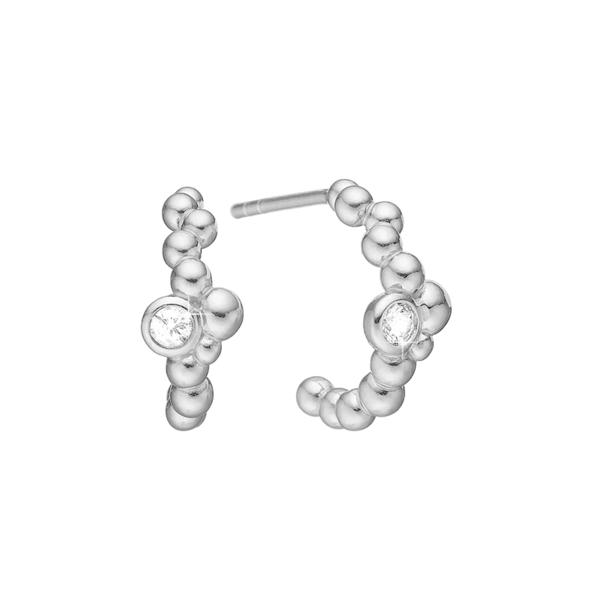 By Aagaard — Bubble Earrings with 2 Cubic Zirconia By Aagaard Bubble Earrings with 2 Cubic Zirconia — Ohrringe