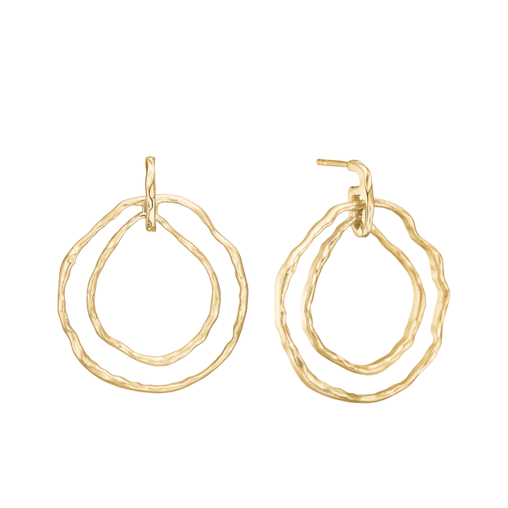 By Aagaard Double Circle Earrings — Øreringe