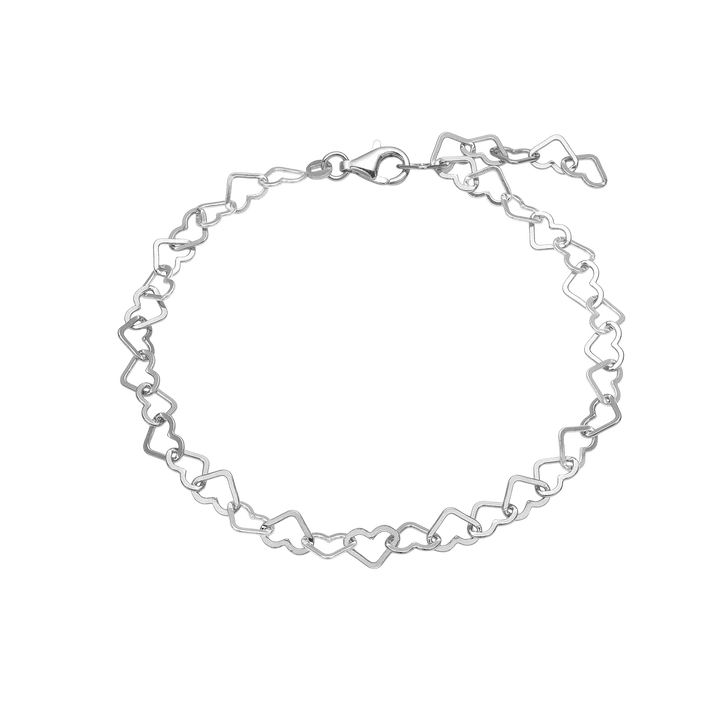 By Aagaard Heart Chain Anklet — Ankelkæde
