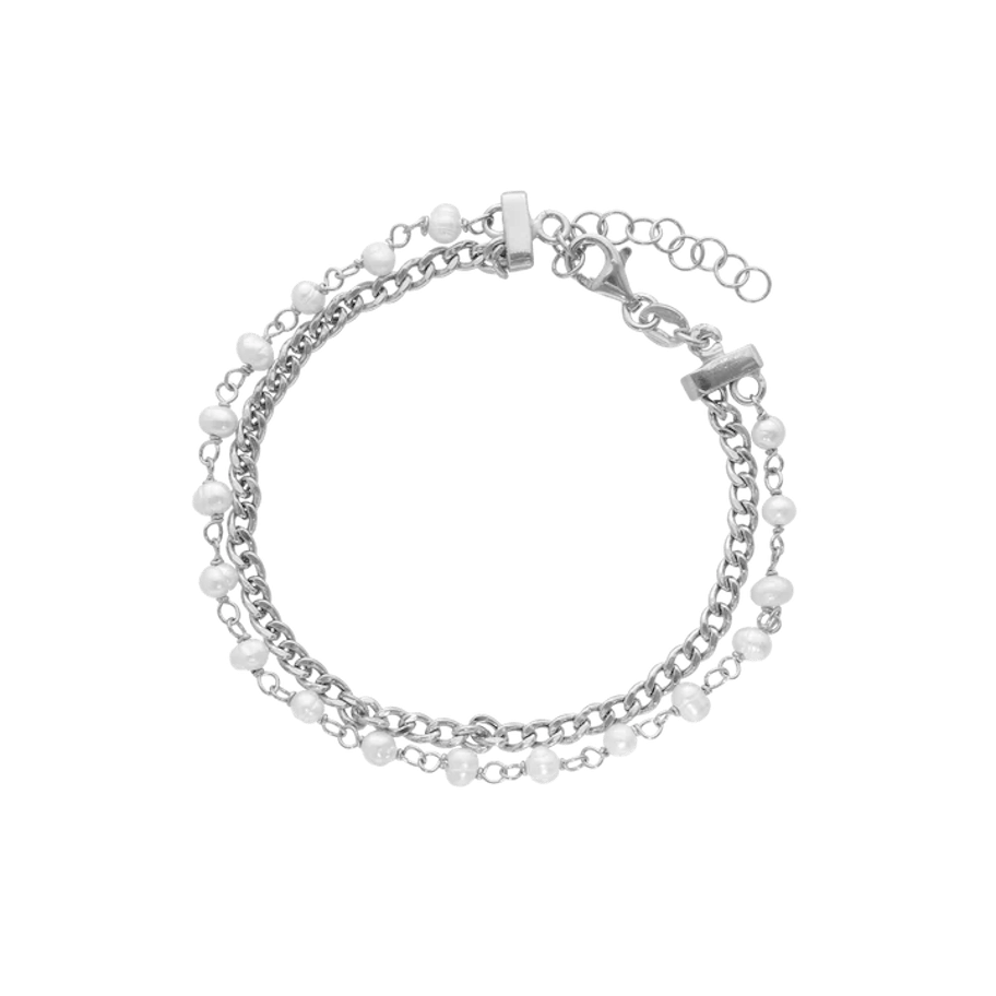 By Aagaard — Double Freshwater Pearl Bracelet By Aagaard Double Freshwater Pearl Bracelet — Armband
