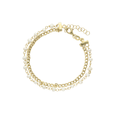 By Aagaard — Double Freshwater Pearl Bracelet By Aagaard Double Freshwater Pearl Bracelet — Bracelet