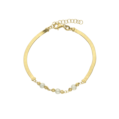 By Aagaard — Panzer & Freshwater Pearl Bracelet By Aagaard Panzer & Freshwater Pearl Bracelet — Bracelet