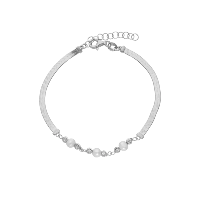 By Aagaard — Panzer & Freshwater Pearl Bracelet By Aagaard Panzer & Freshwater Pearl Bracelet — Bracelet