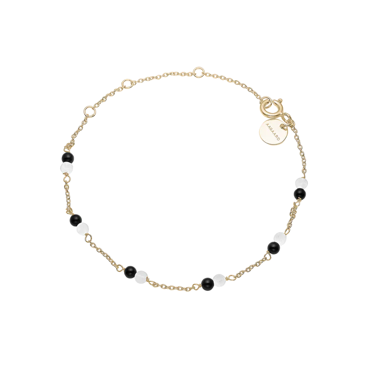 By Aagaard Black Onyx & Green Amazonite Bracelet — Bransoletka