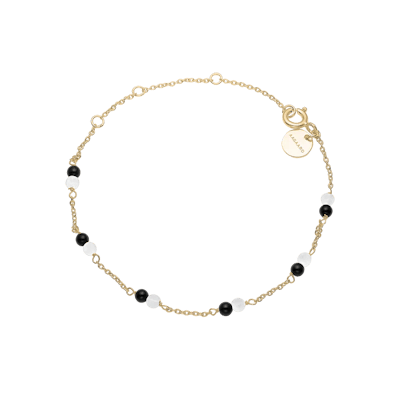 By Aagaard — Black Onyx & Green Amazonite Bracelet By Aagaard Black Onyx & Green Amazonite Bracelet — Armbånd