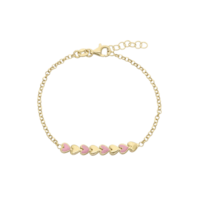 By Aagaard — Kids Pink Heart Bracelet By Aagaard Kids Pink Heart Bracelet — Bracelet