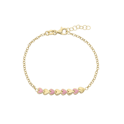 By Aagaard — Kids Pink Heart Bracelet By Aagaard Kids Pink Heart Bracelet — Bracelet