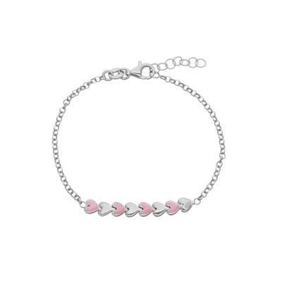 By Aagaard — Kids Pink Heart Bracelet By Aagaard Kids Pink Heart Bracelet — Armband