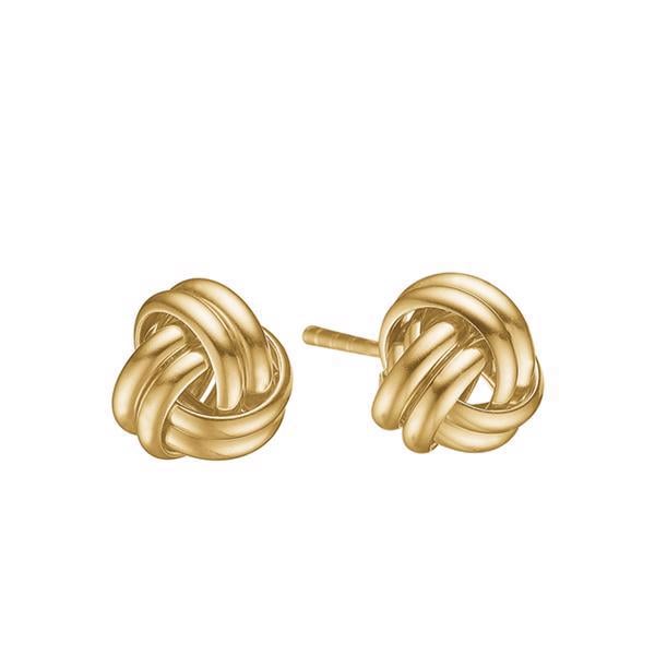 By Aagaard Knot Stud Earrings — Øreringe