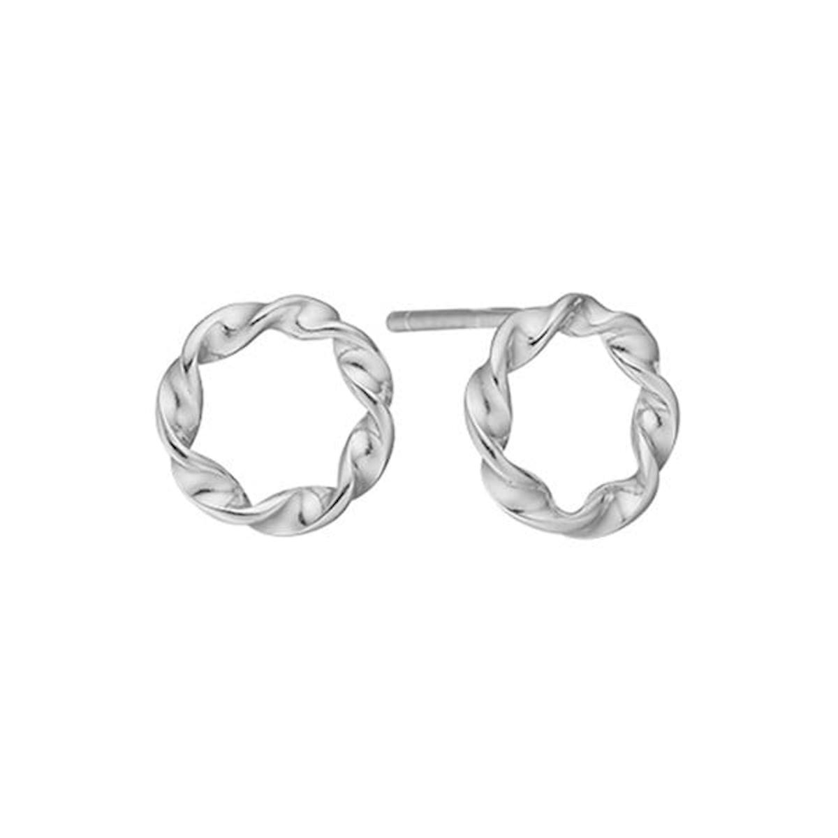 By Aagaard — Twisted Circle Stud Earrings By Aagaard Twisted Circle Stud Earrings — Ohrringe