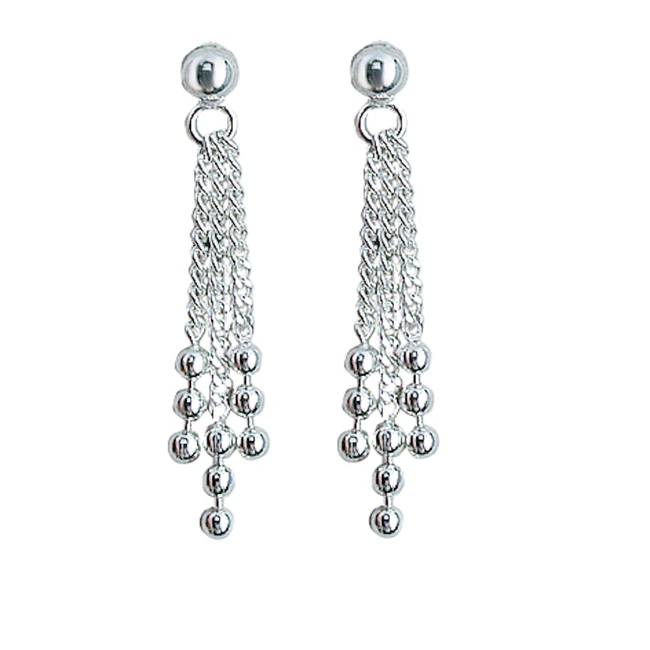 By Aagaard — Ball Chain Drop Earrings By Aagaard Ball Chain Drop Earrings — Øreringe