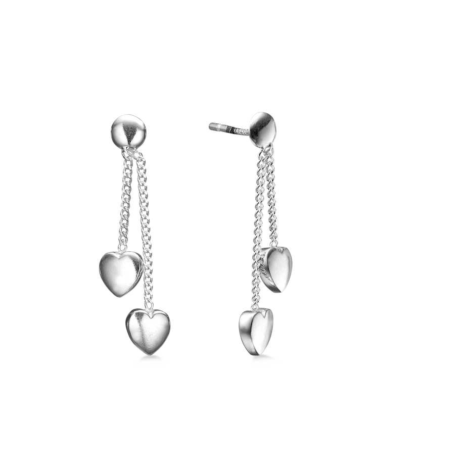 By Aagaard — Heart Drop Earrings By Aagaard Heart Drop Earrings — Øreringe