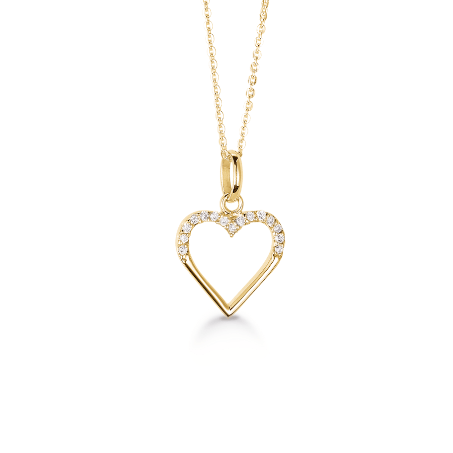 By Aagaard — Cubic Zirconia Heart Pendant Necklace By Aagaard Cubic Zirconia Heart Pendant Necklace — Halskæde