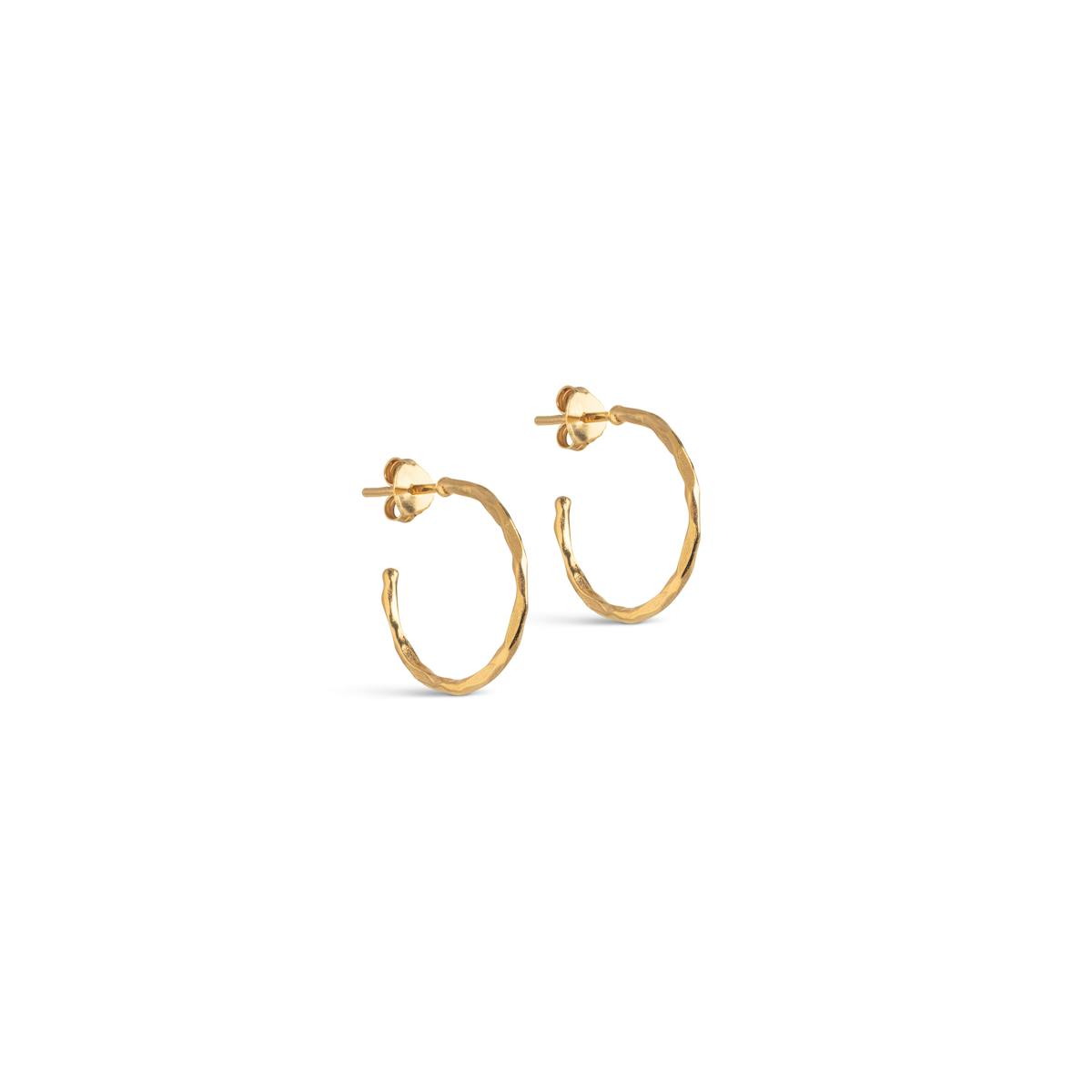 Enamel Copenhagen — Organic Arena Small Hoops Enamel Copenhagen Organic Arena Small Hoops — Øreringer