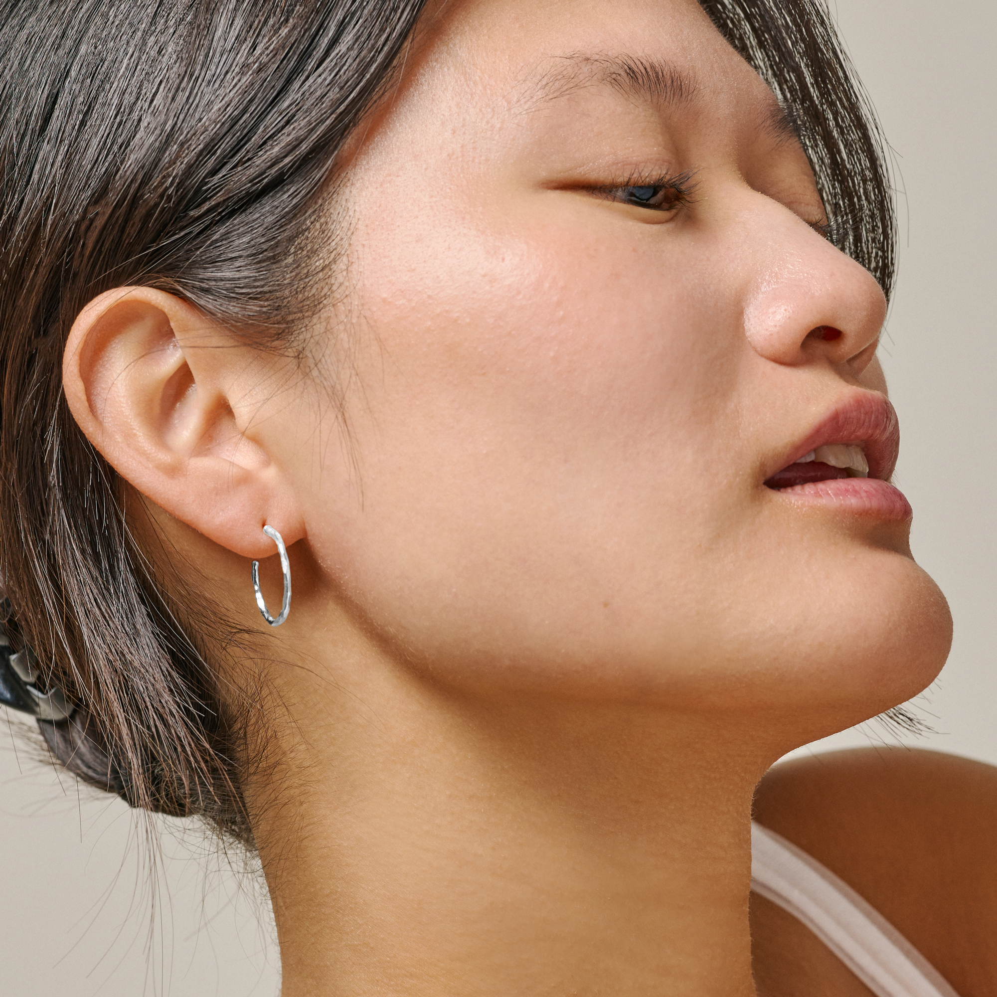 Enamel Copenhagen Organic Arena Small Hoops — Øreringe