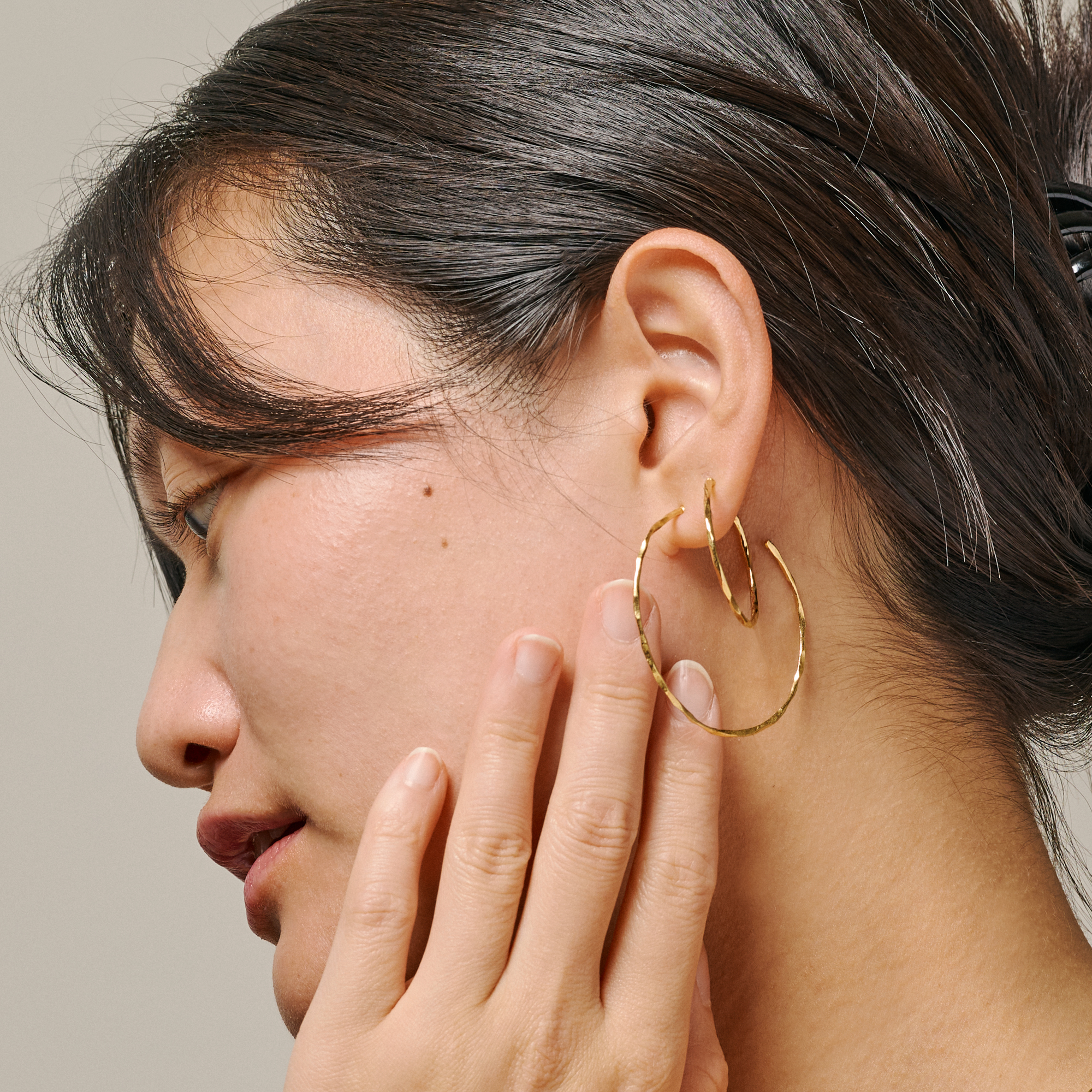 Enamel Copenhagen Organic Arena Medium Hoops — Øreringe