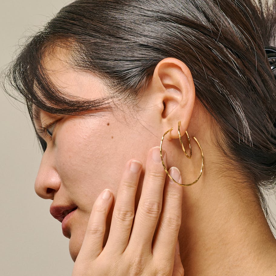 Enamel Copenhagen — Organic Arena Large Hoops Enamel Copenhagen Organic Arena Large Hoops — Earrings