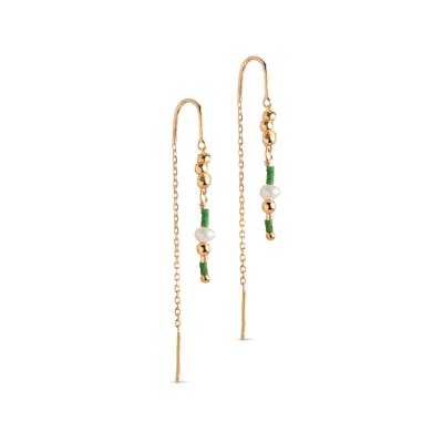 Enamel Copenhagen — Nara Miyuki Earrings - Khaki Enamel Copenhagen Nara Miyuki Earrings - Khaki — Earrings