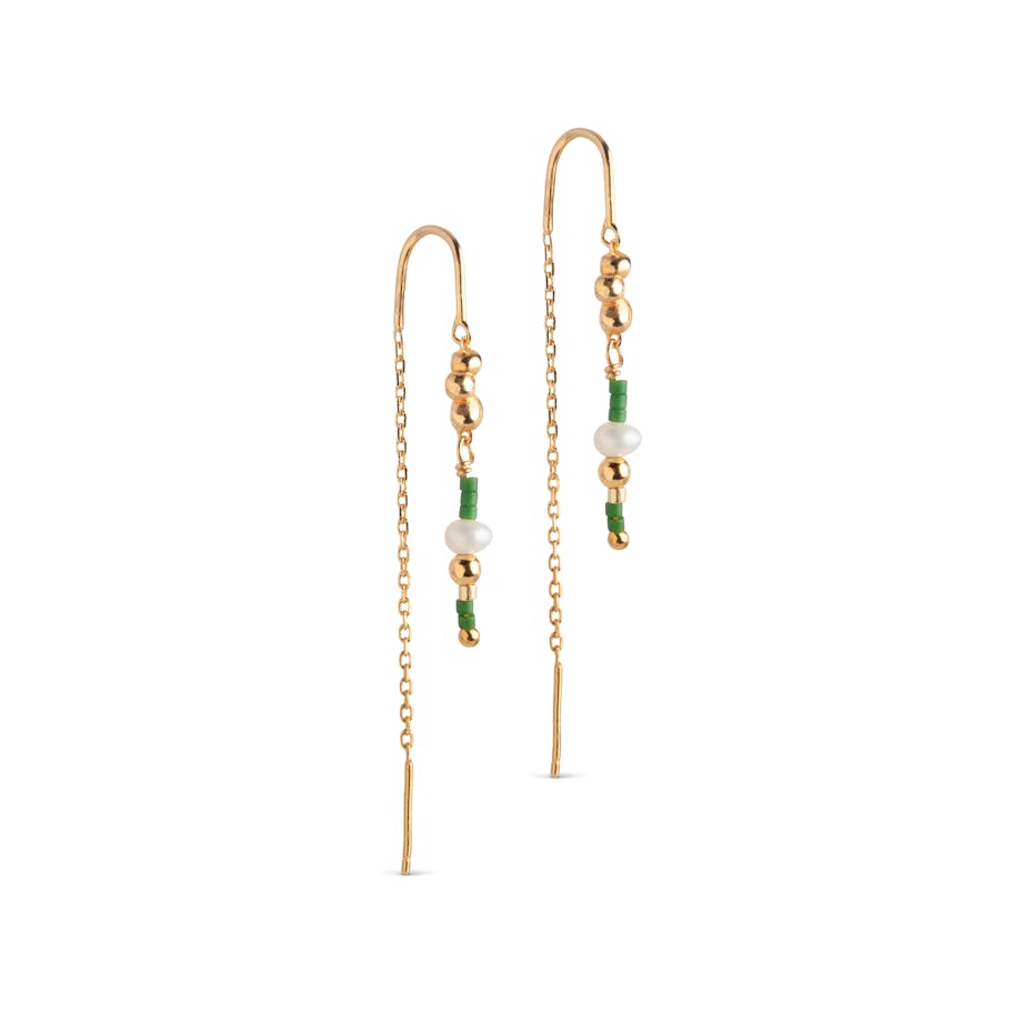 Enamel Copenhagen — Nara Miyuki Earrings - Khaki Enamel Copenhagen Nara Miyuki Earrings - Khaki — Earrings