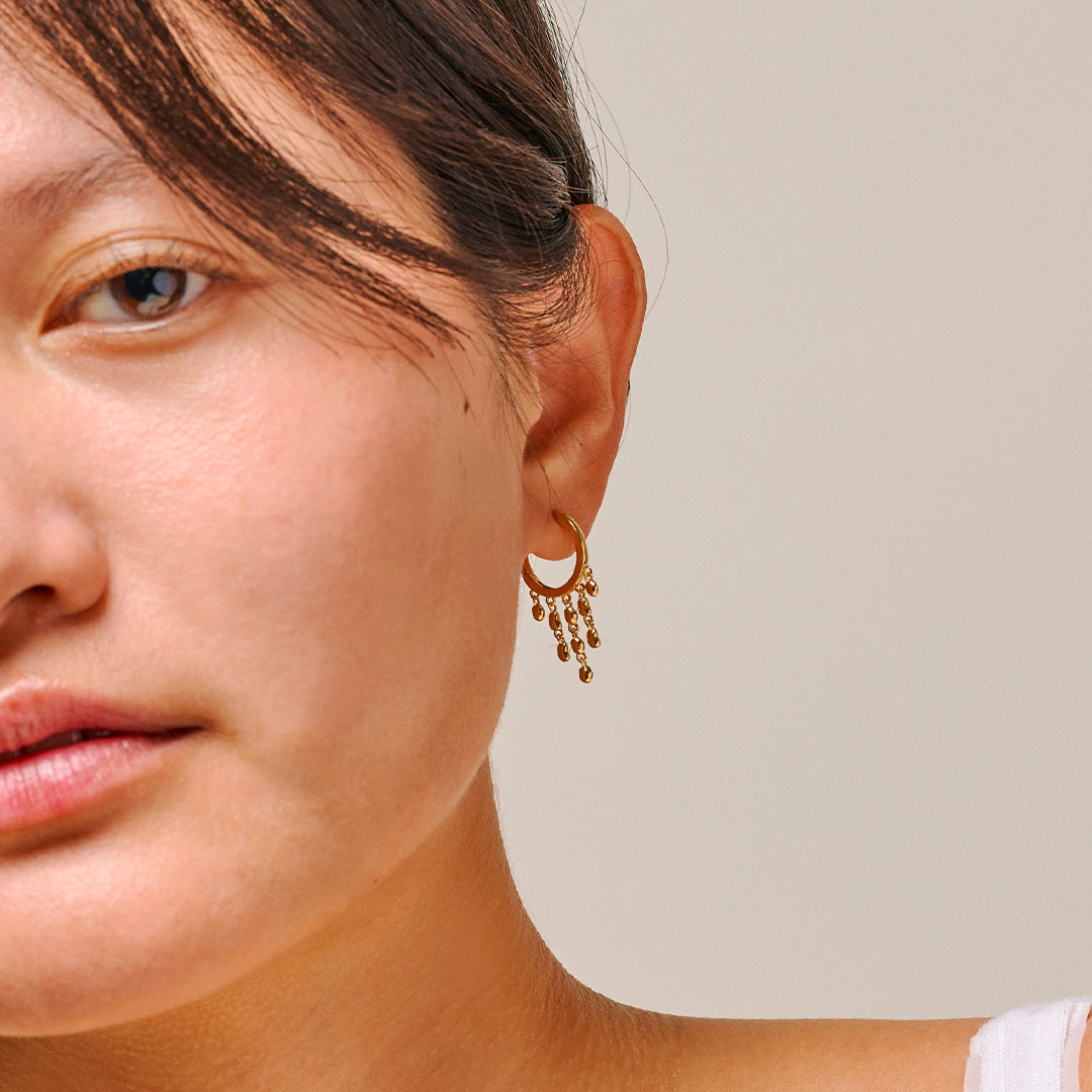 Enamel Copenhagen Nara Rain Hoops — Øreringer