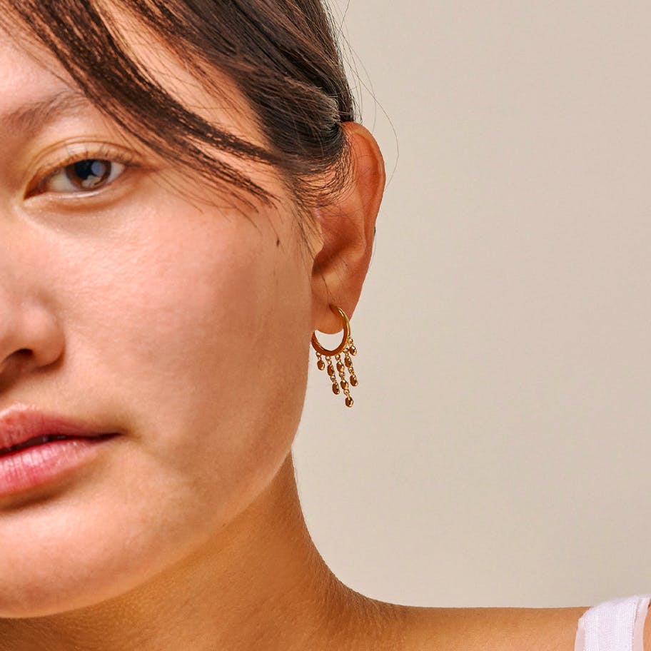Enamel Copenhagen — Nara Rain Hoops Enamel Copenhagen Nara Rain Hoops — Earrings