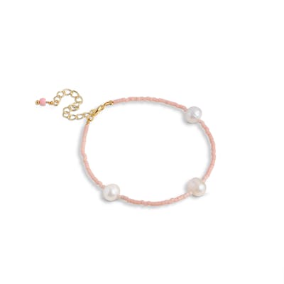 Enamel Copenhagen — Petra Bracelet - Light Pink Enamel Copenhagen Petra Bracelet - Light Pink — Armband