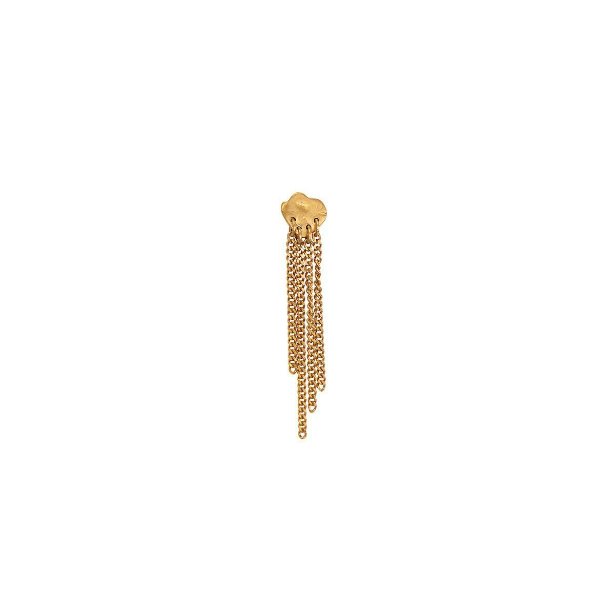STINE A Jewelry — Petit Shell Reflections Earring with Chains - Single STINE A Jewelry Petit Shell Reflections Earring with Chains - Single — Earrings