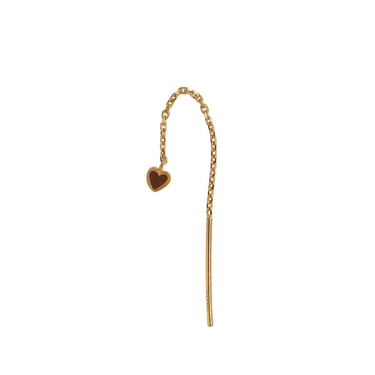 STINE A Jewelry — Dangling Love Heart Enamel STINE A Jewelry Dangling Love Heart Enamel — Earrings