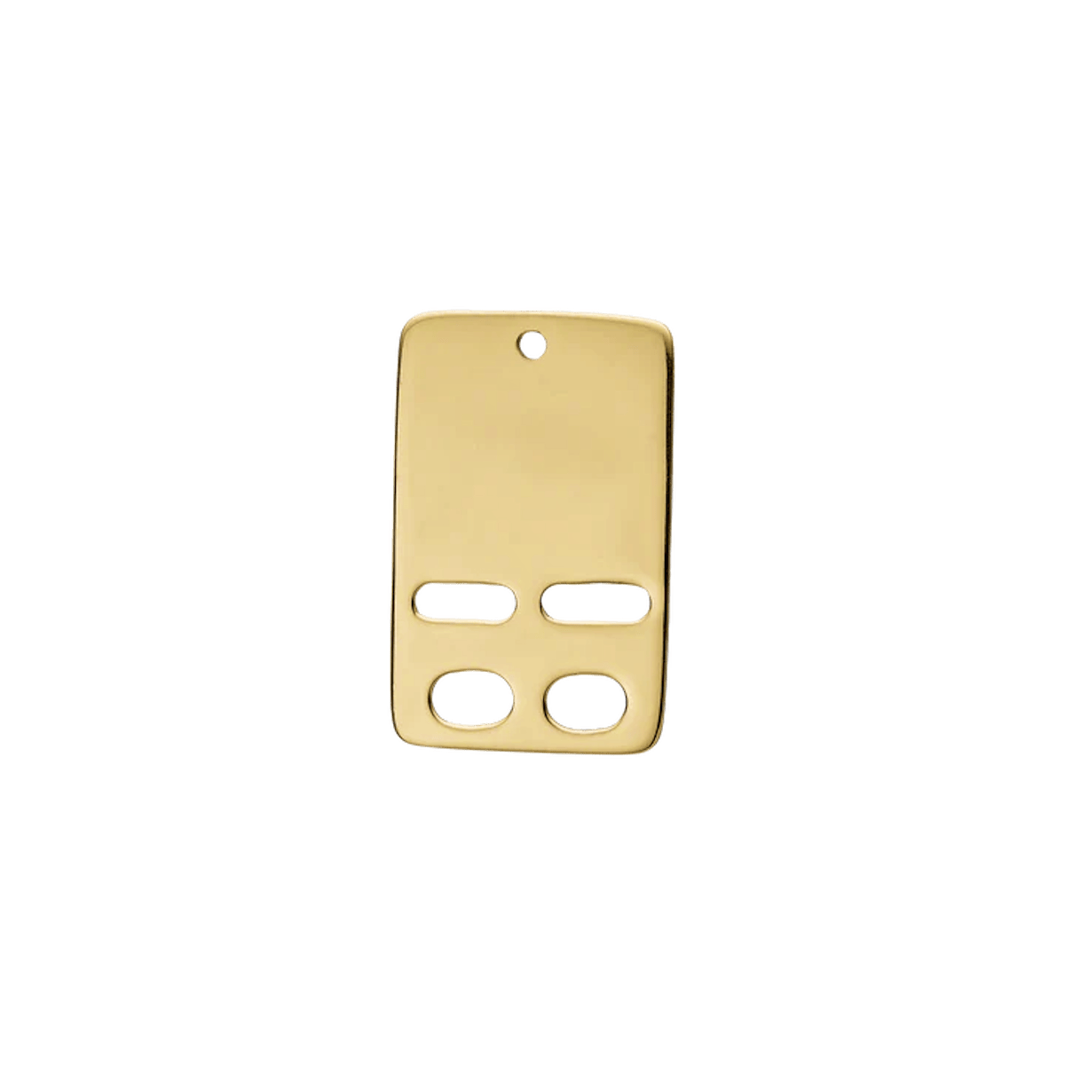 Essentials by Aagaard — Nameplate Pendant, 15.5 x 21 mm, 8kt Essentials by Aagaard Nameplate Pendant, 15.5 x 21 mm, 8kt — Pendant