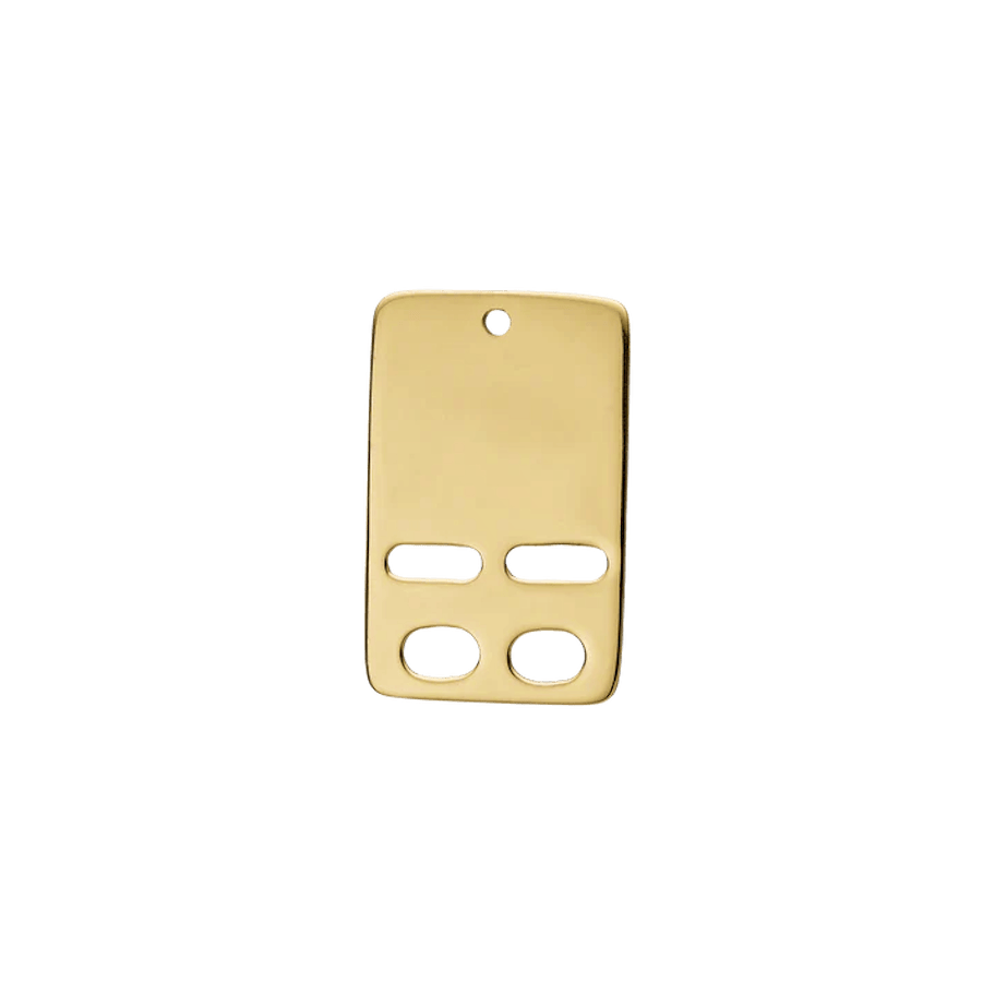 Essentials by Aagaard — Nameplate Pendant, 14 x 22 mm, 14kt Essentials by Aagaard Nameplate Pendant, 14 x 22 mm, 14kt — Riipus
