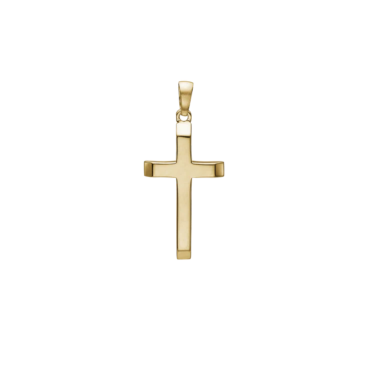 Essentials by Aagaard Cross Pendant, 13.5 x 22.5 mm, 14kt — Wisiorek
