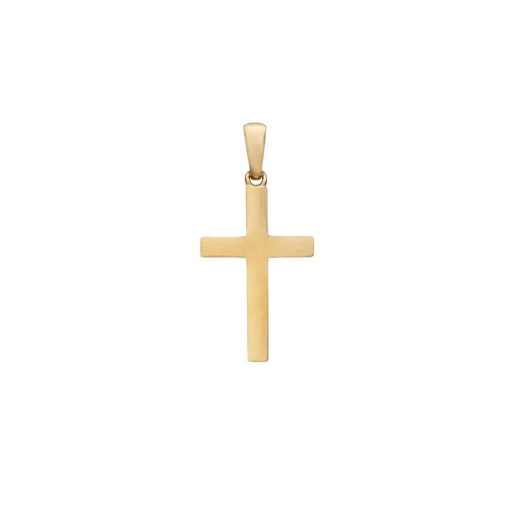 Essentials by Aagaard Cross Pendant, 13 x 19.5 mm, 14kt — Wisiorek