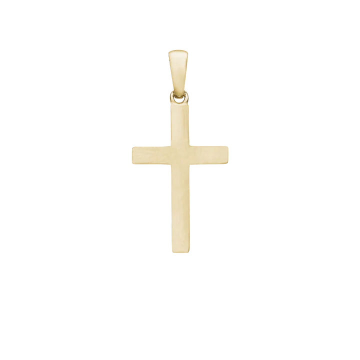 Essentials by Aagaard Cross Pendant, 16 x 24.5 mm, 14kt — Wisiorek