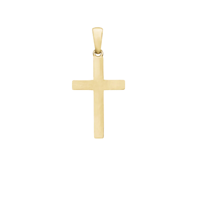 Essentials by Aagaard — Cross Pendant, 16 x 24.5 mm, 14kt Essentials by Aagaard Cross Pendant, 16 x 24.5 mm, 14kt — Riipus