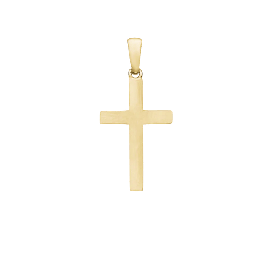 Essentials by Aagaard — Cross Pendant, 16 x 24.5 mm, 14kt Essentials by Aagaard Cross Pendant, 16 x 24.5 mm, 14kt — Riipus