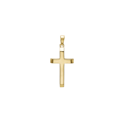 Essentials by Aagaard — Cross Pendant, 11.5 x 18 mm, 14kt Essentials by Aagaard Cross Pendant, 11.5 x 18 mm, 14kt — Vedhæng