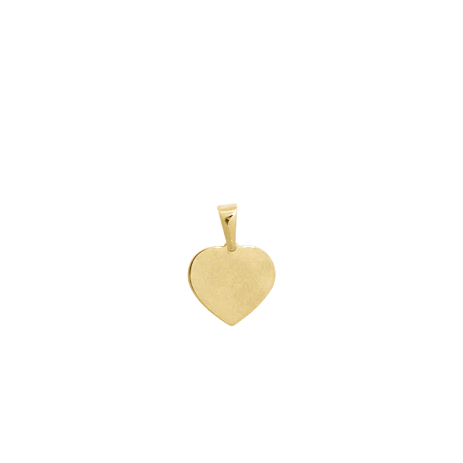 Essentials by Aagaard — Flat Heart Pendant, 6.5 x 6 mm, 8kt Essentials by Aagaard Flat Heart Pendant, 6.5 x 6 mm, 8kt — Riipus